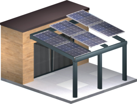 Pergola solaire Mondial Énergie : conjuguez espace de vie extérieur et production d’énergie verte à Bordeaux en Gironde