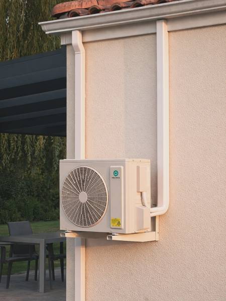 installation d'une pompe à chaleur Heiwa
